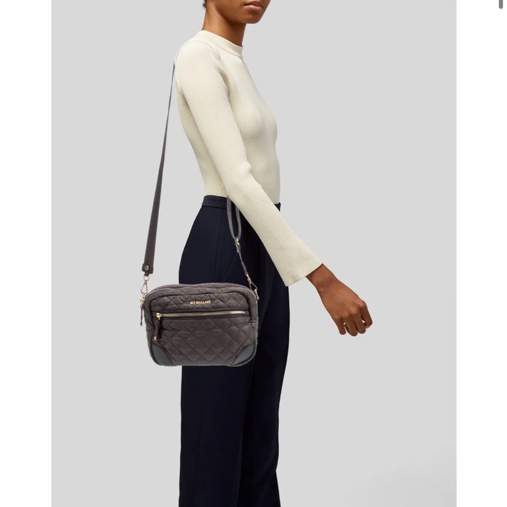 MZ Wallace small Crosby crossbody bag- Magnet colour (grey)